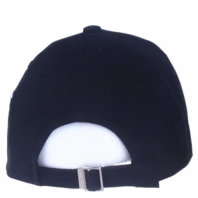 Casual Baseball Cap with Letter Embroidery in 100% Cotton