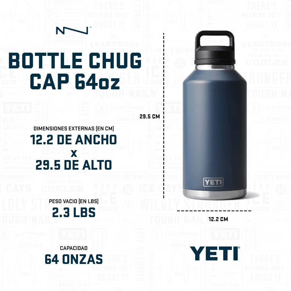 YETI 64oz Chug Cap White Rambler Thermos 21071080010