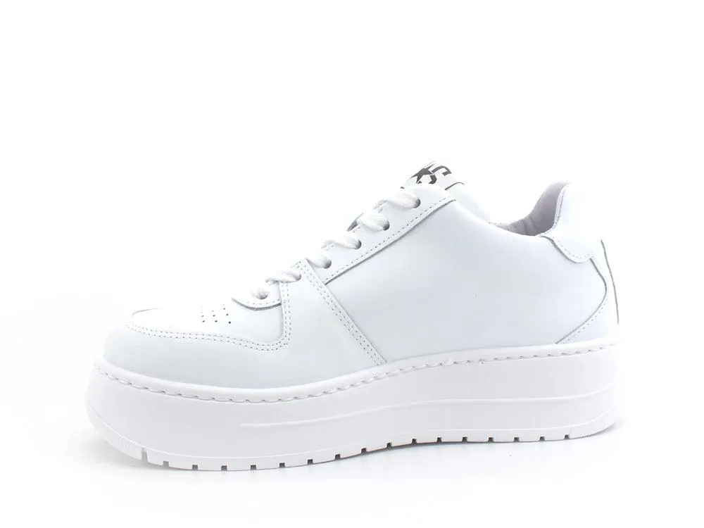 2STAR Low Platform Sneaker Queen White Gold Black