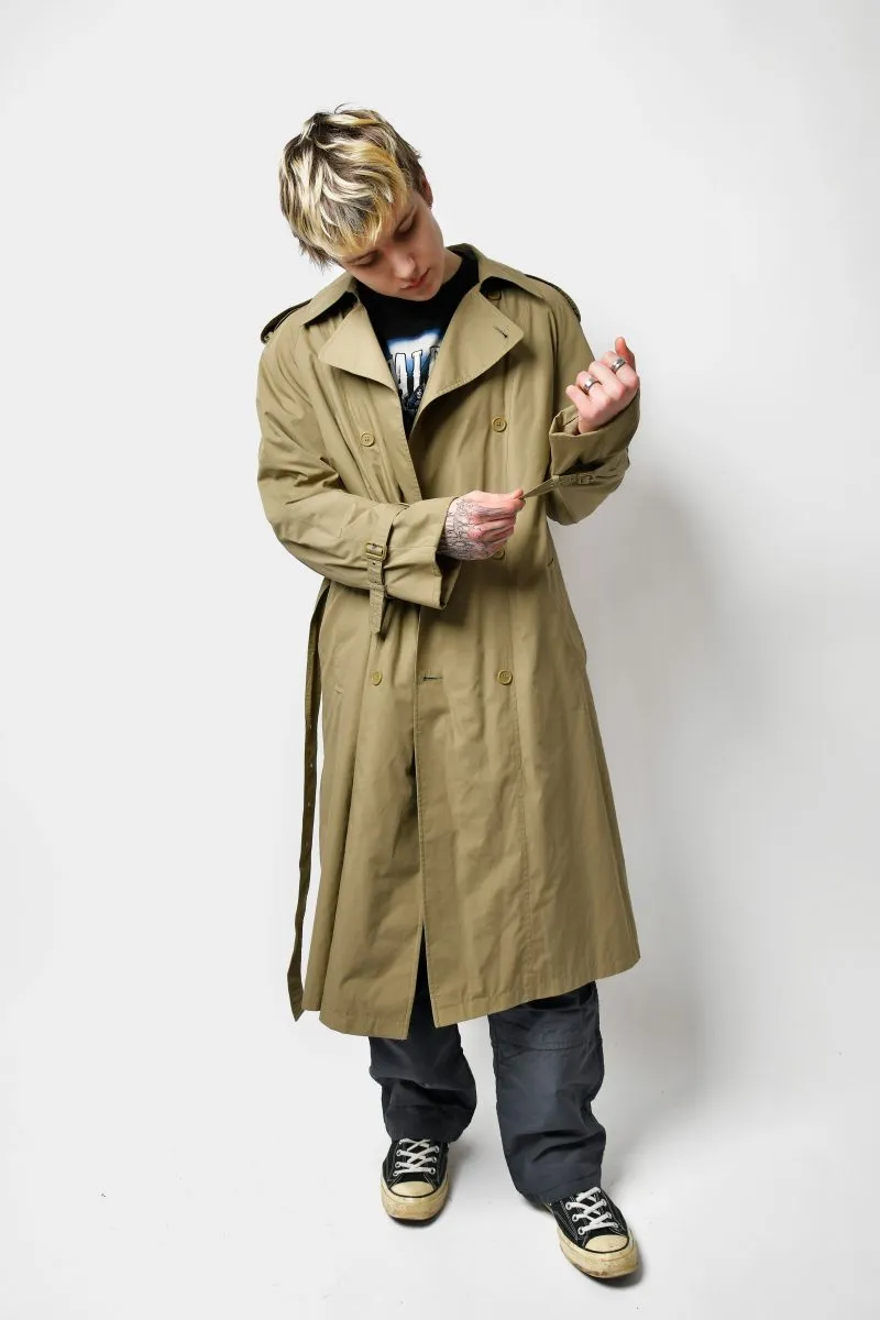 Vintage 90s Detective Trench Coat