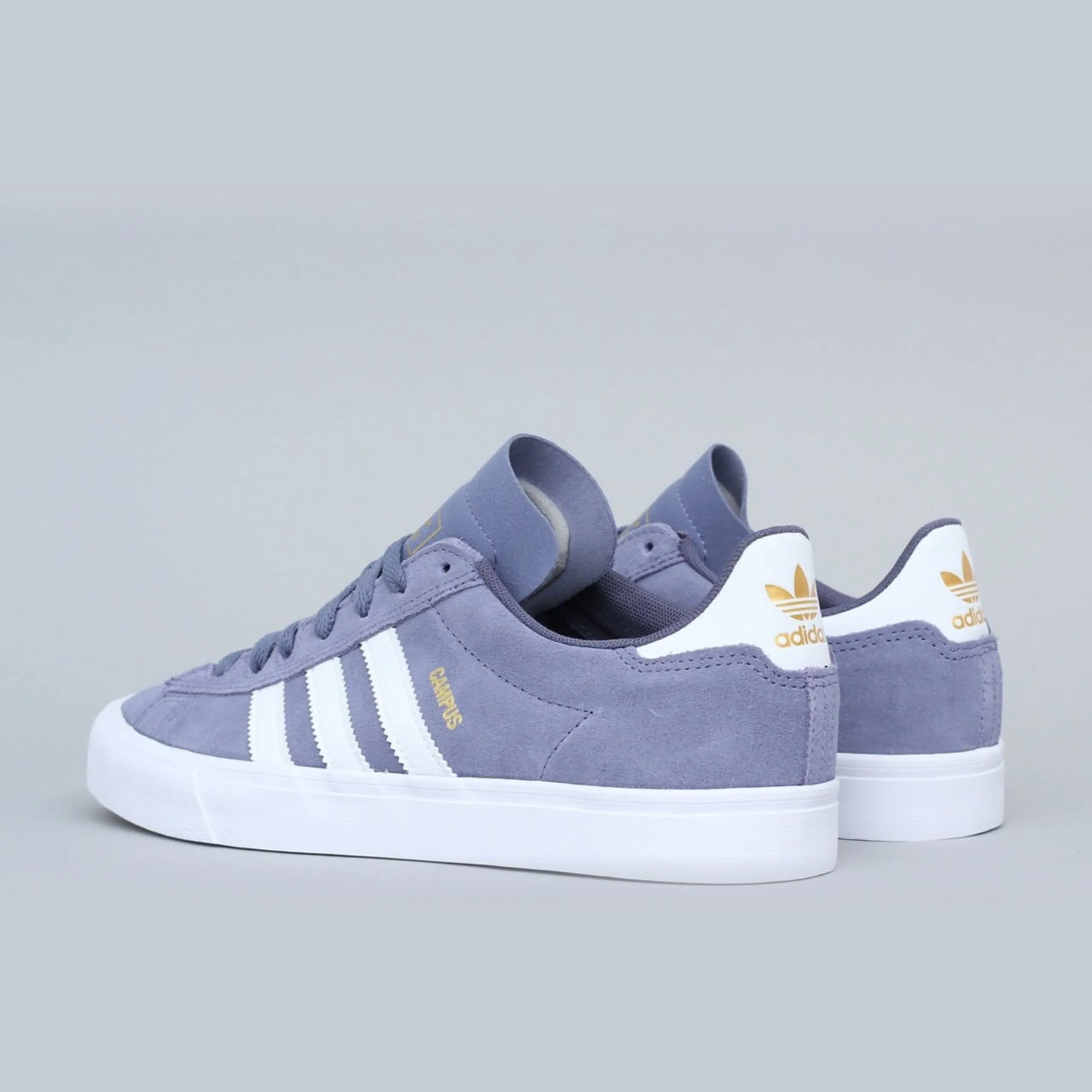 Adidas Campus Vulc II Shoes Indigo FTWR White Indigo from Slam City Skates London UK