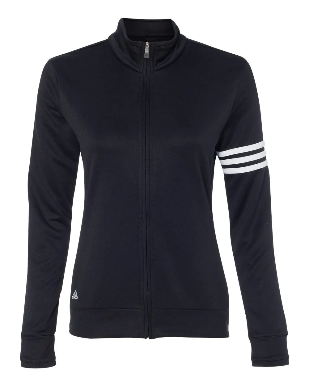 Adidas Women's French Terry Full-Zip Jacket - 3-Stripes