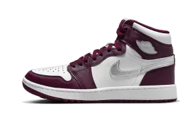 Air Jordan 1 Retro High Golf Bordeaux = Air Jordan 1 Bordeaux Golf Shoes