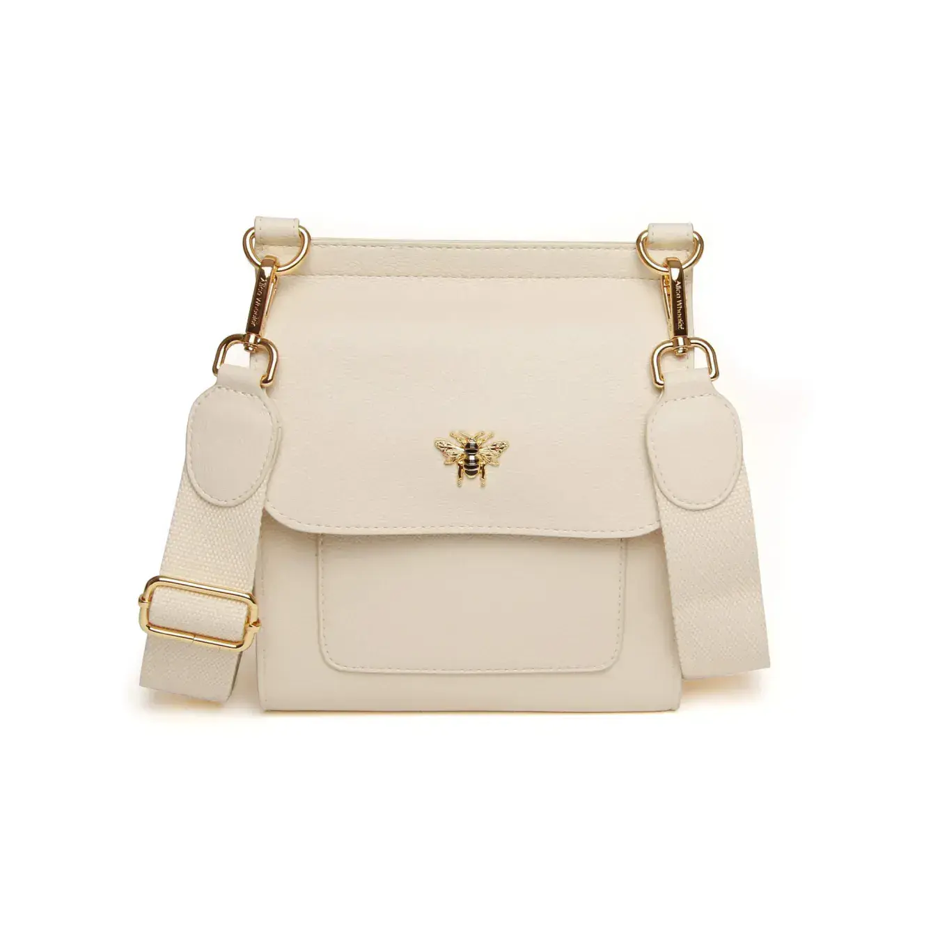 Alice Wheeler Bloomsbury Crossbody Bag - Cream Pastel