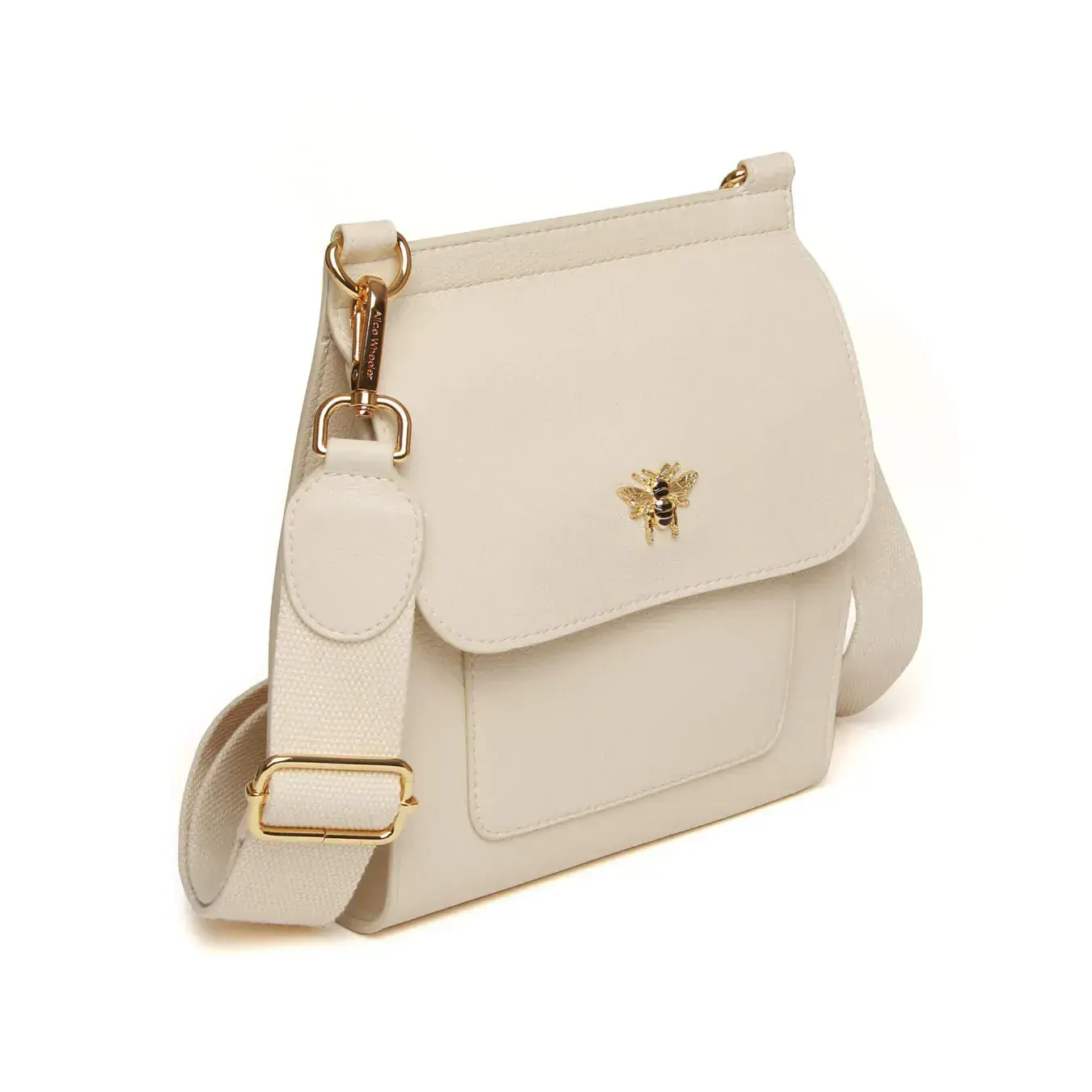 Alice Wheeler Bloomsbury Crossbody Bag - Cream Pastel