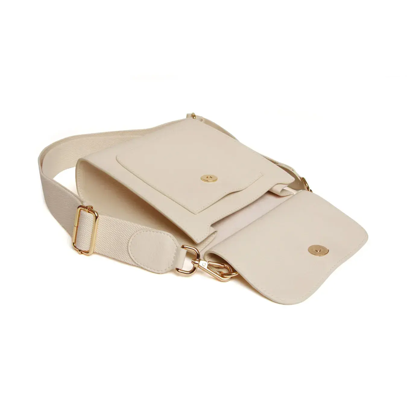 Alice Wheeler Bloomsbury Crossbody Bag - Cream Pastel