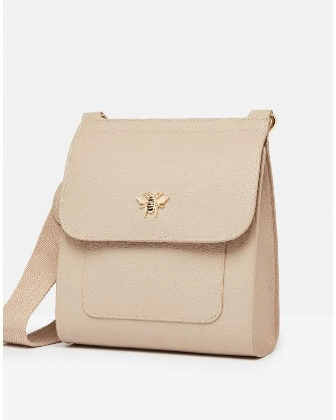 Alice Wheeler Bloomsbury Crossbody Bag in Stone