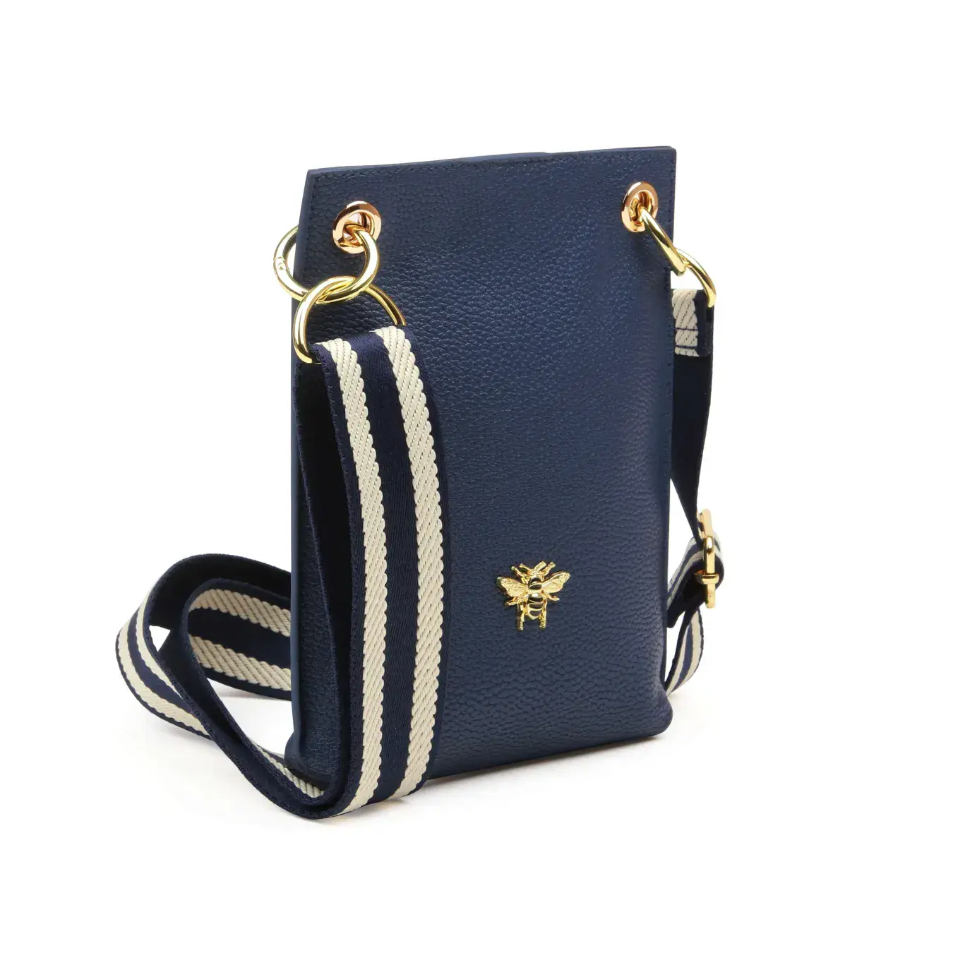 Alice Wheeler Primrose Phone Crossbody Bag - Navy Blue