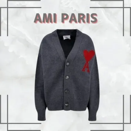 AMI PARIS  |Men's Designer Cardigan Sweaters