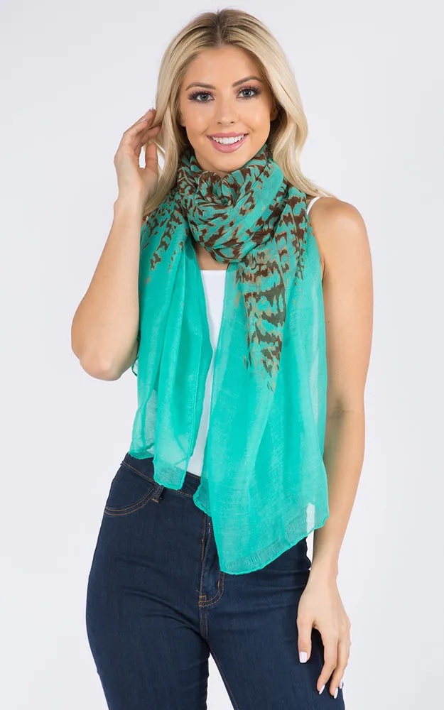 Animal Print Scarf - GPO970 - Oblong Shape