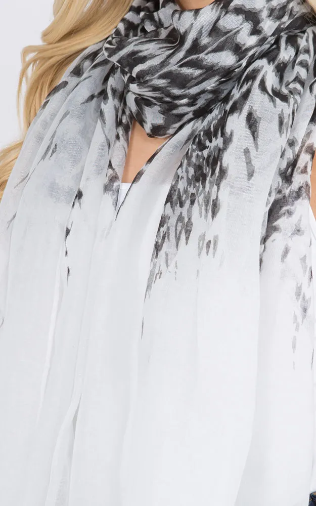 Animal Print Scarf - GPO970 - Oblong Shape