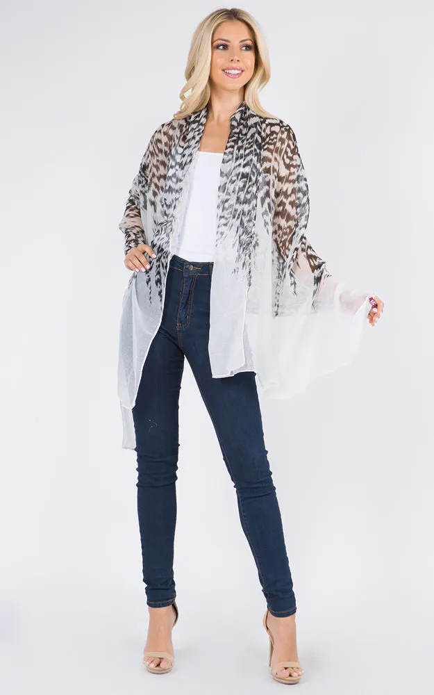 Animal Print Scarf - GPO970 - Oblong Shape