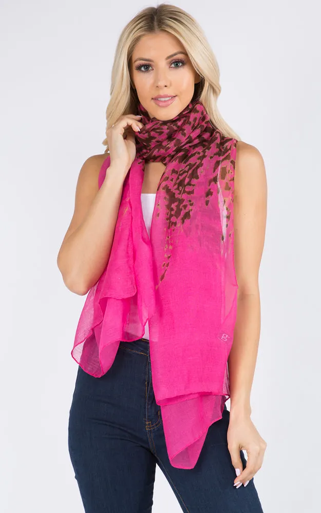 Animal Print Scarf - GPO970 - Oblong Shape