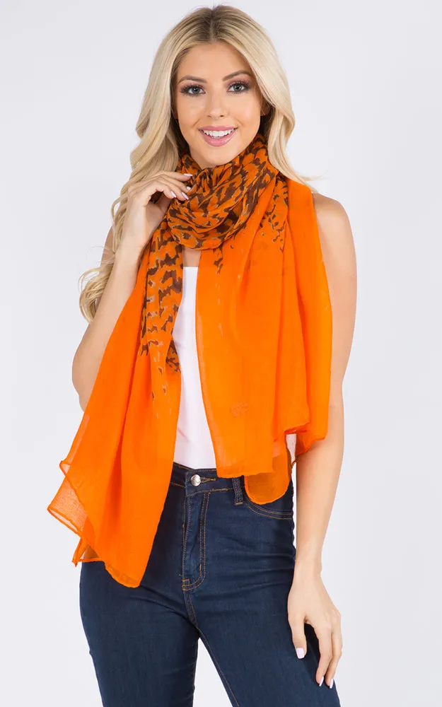 Animal Print Scarf - GPO970 - Oblong Shape