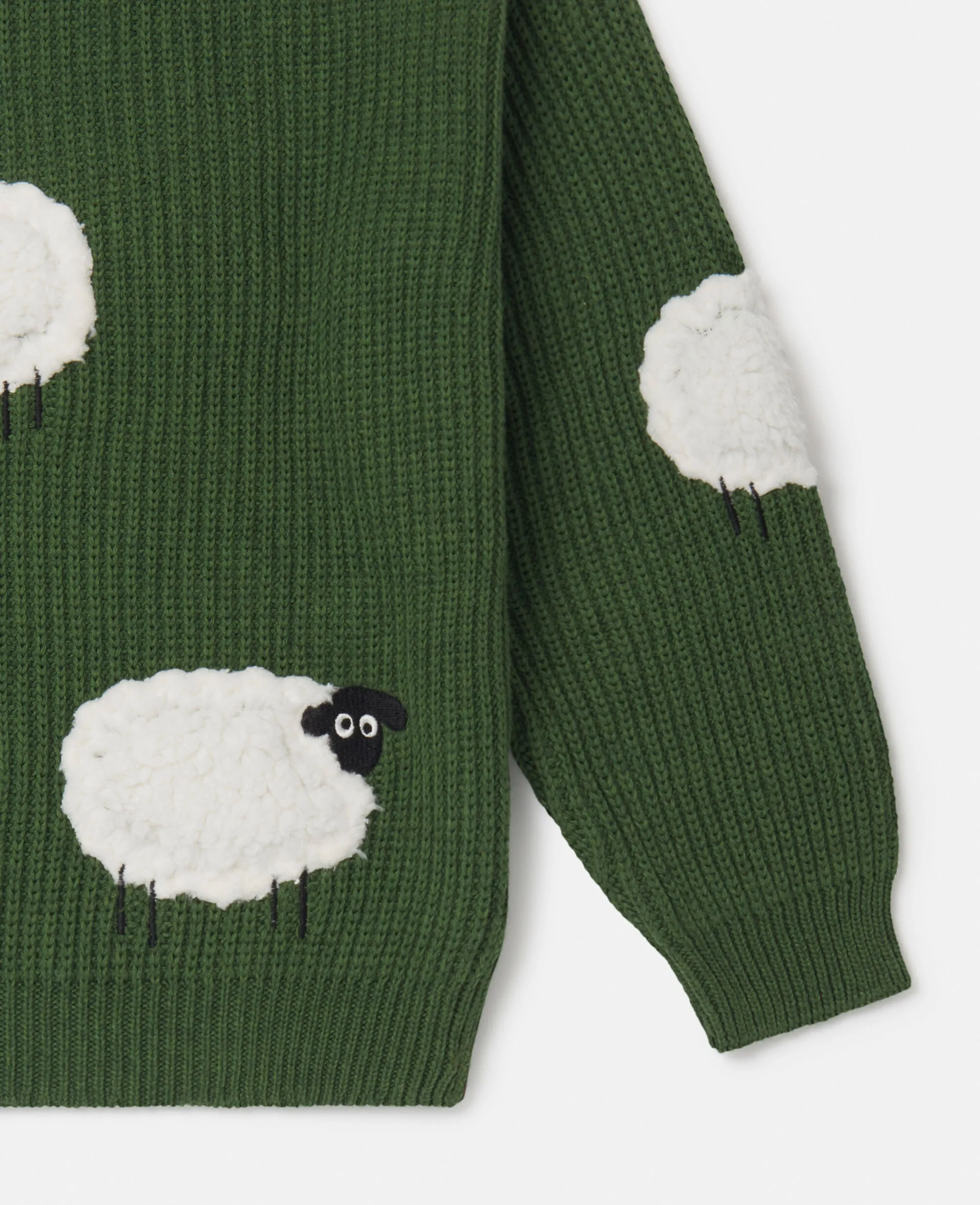 Appliqué Sheep Sweater