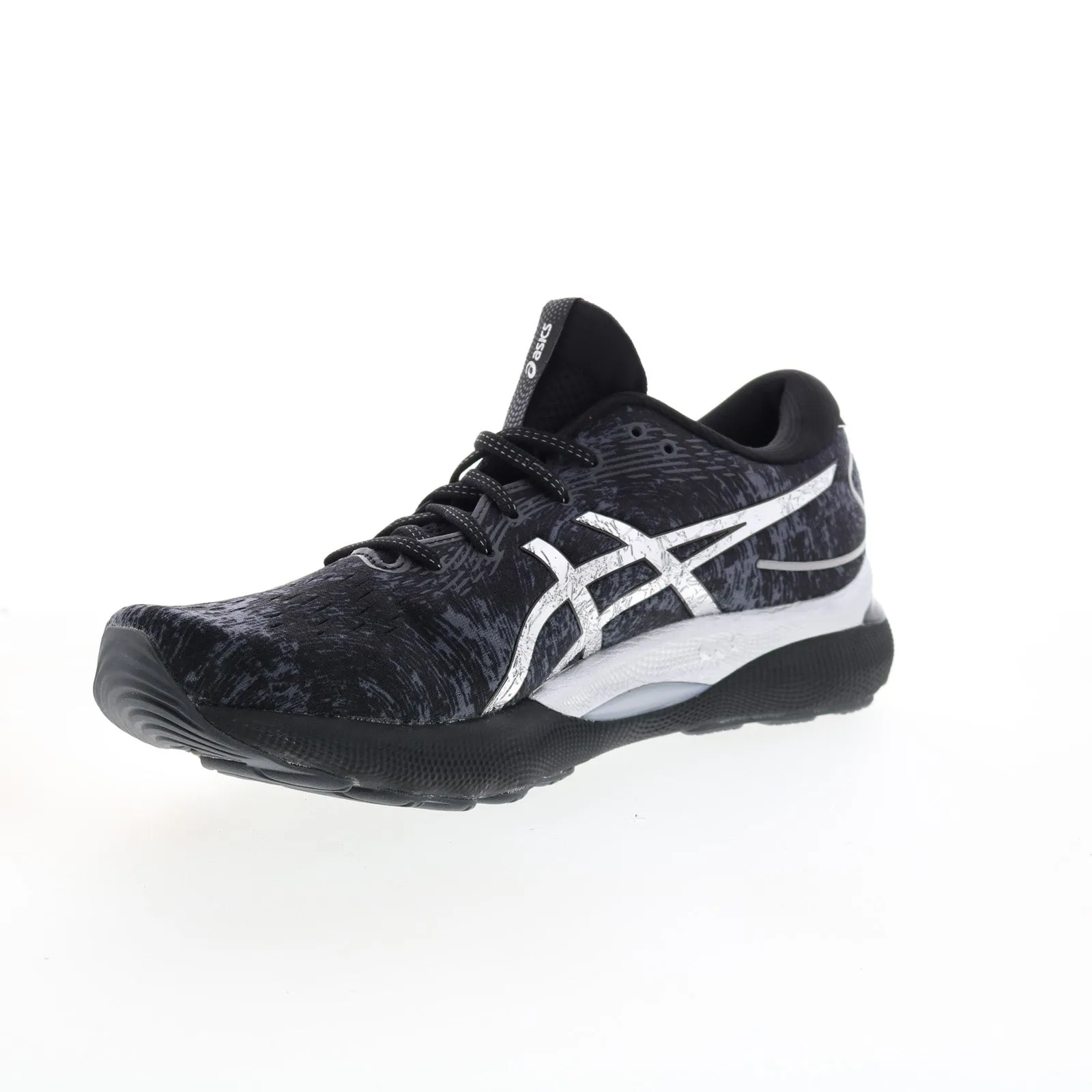 Asics Black Athletic Running Shoes Gel-Nimbus 24 Platinum