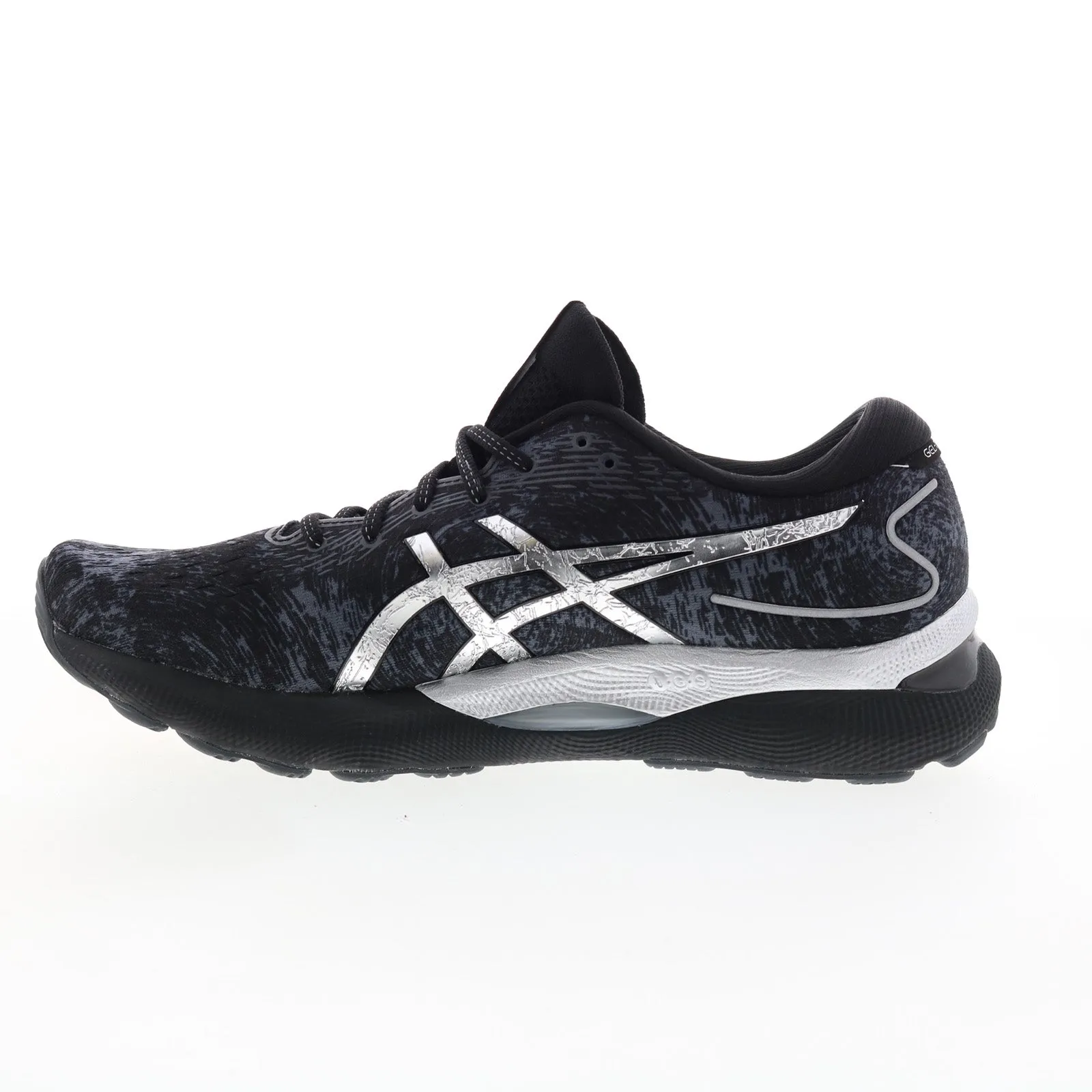 Asics Black Athletic Running Shoes Gel-Nimbus 24 Platinum