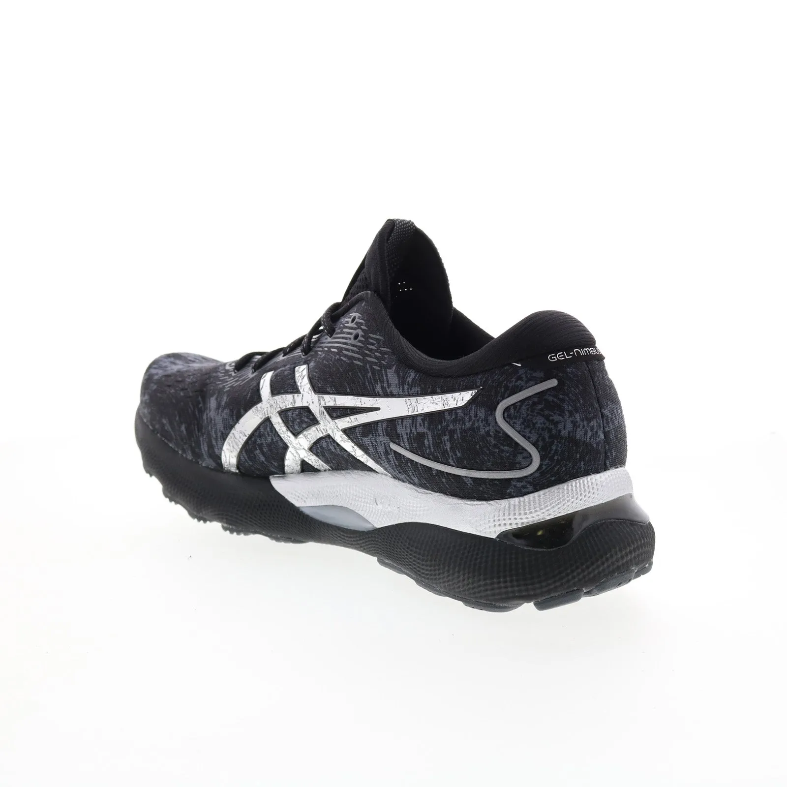 Asics Black Athletic Running Shoes Gel-Nimbus 24 Platinum