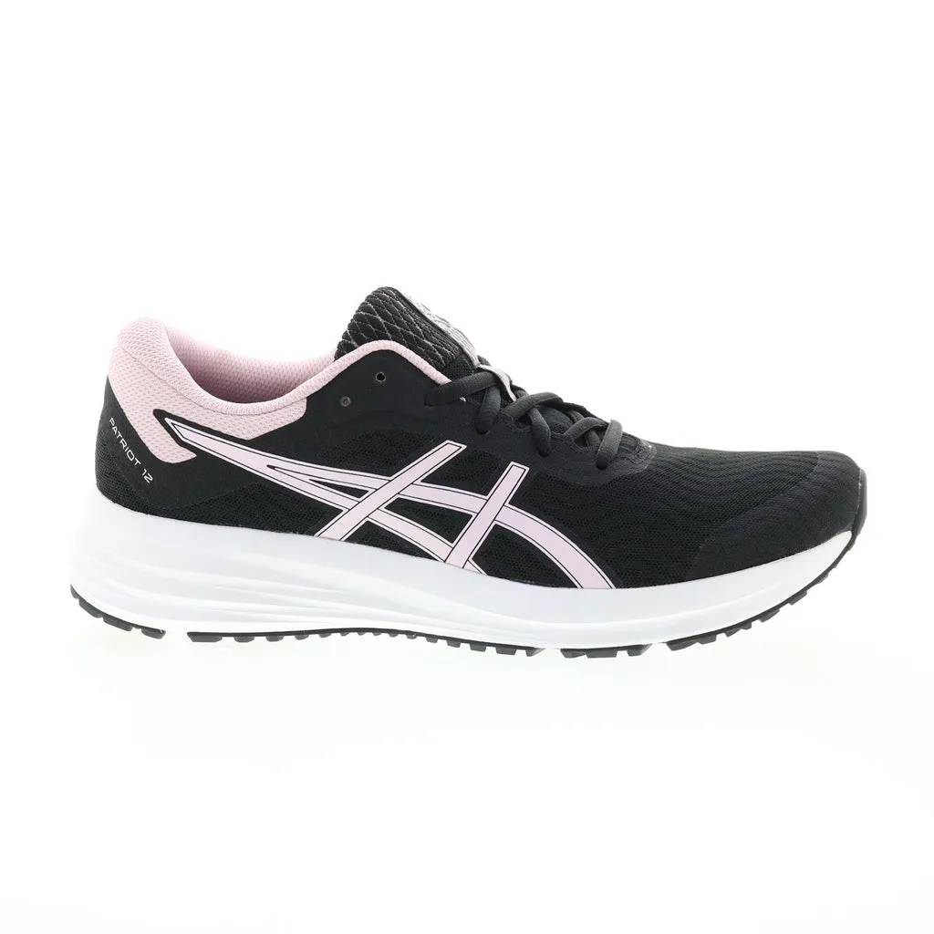 Asics Black Canvas Athletic Running Shoes