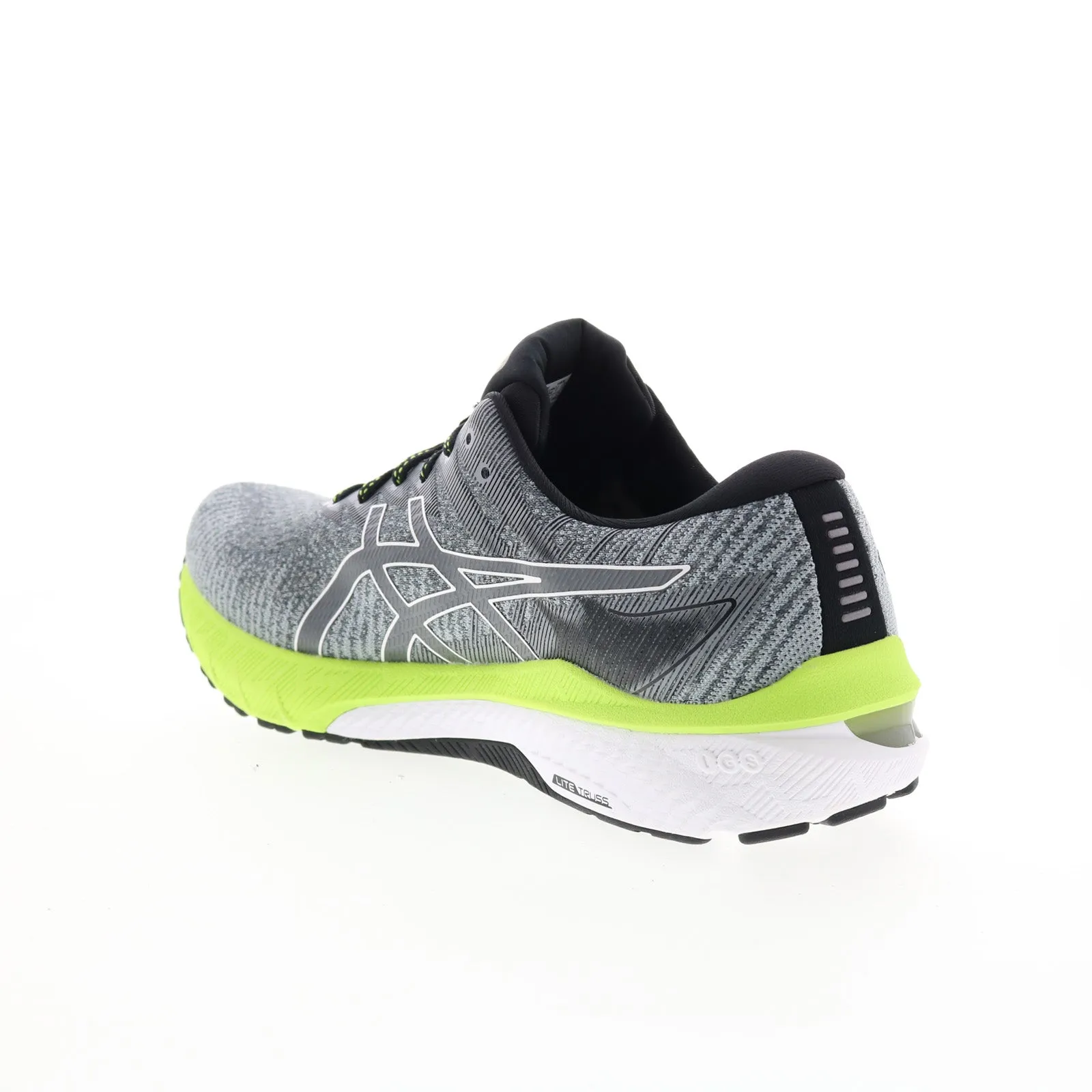 Asics Gray Leather Wide Athletic Running Shoes GT-2000 10