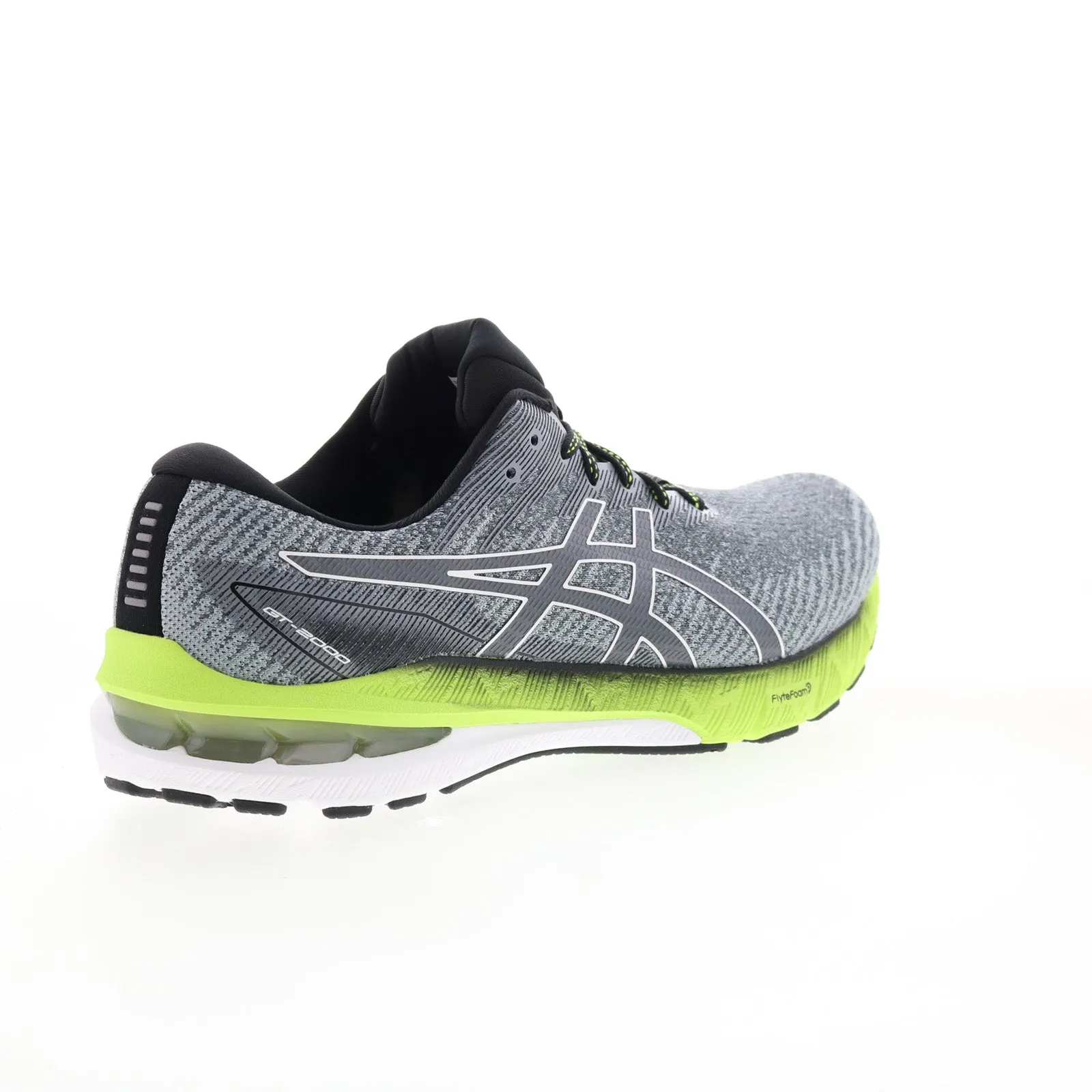 Asics Gray Leather Wide Athletic Running Shoes GT-2000 10