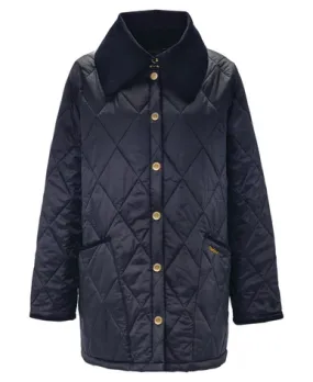 Barbour quilted coat black.