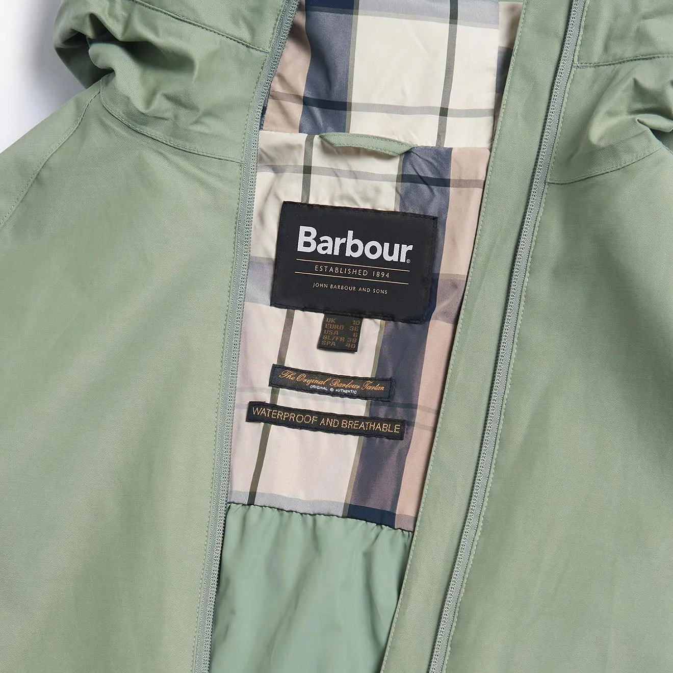 Barbour Women's Heron Waterproof Jacket - Bayleaf