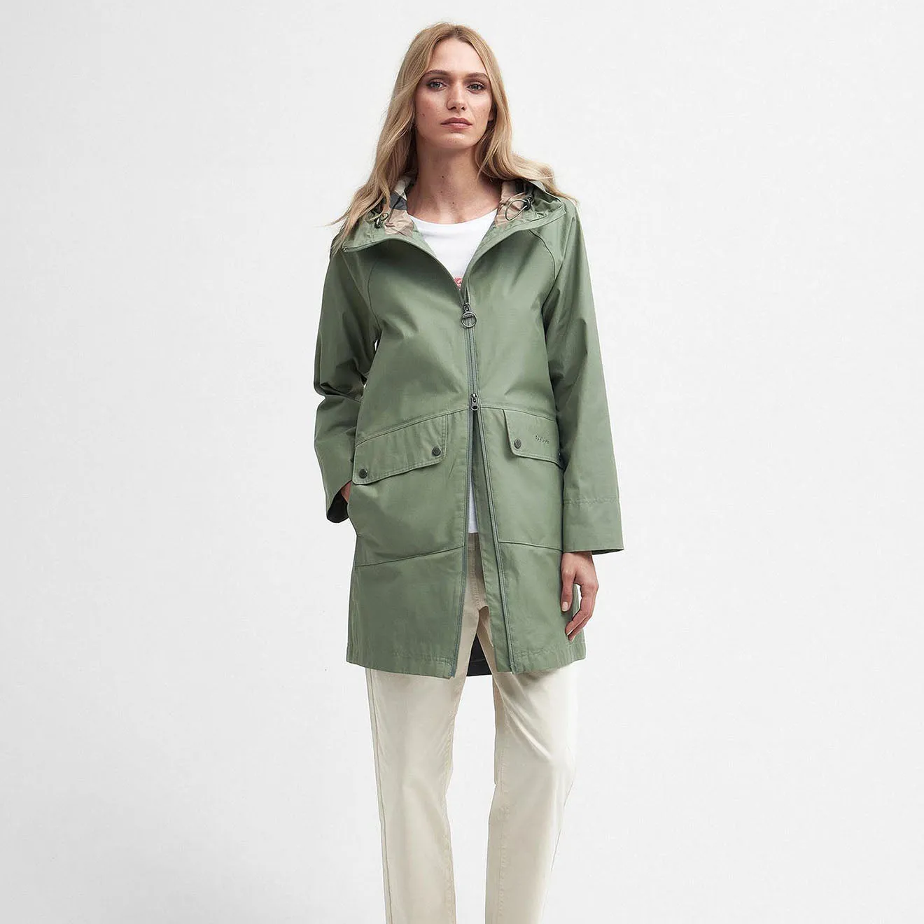 Barbour Women's Heron Waterproof Jacket - Bayleaf