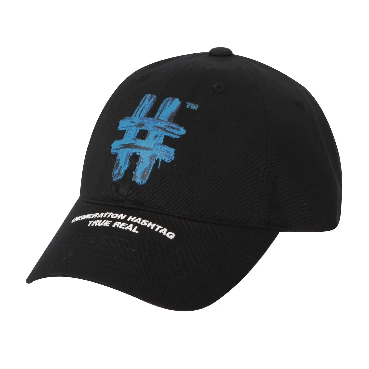 Black Baseball Cap with Been Trill Painting Logo