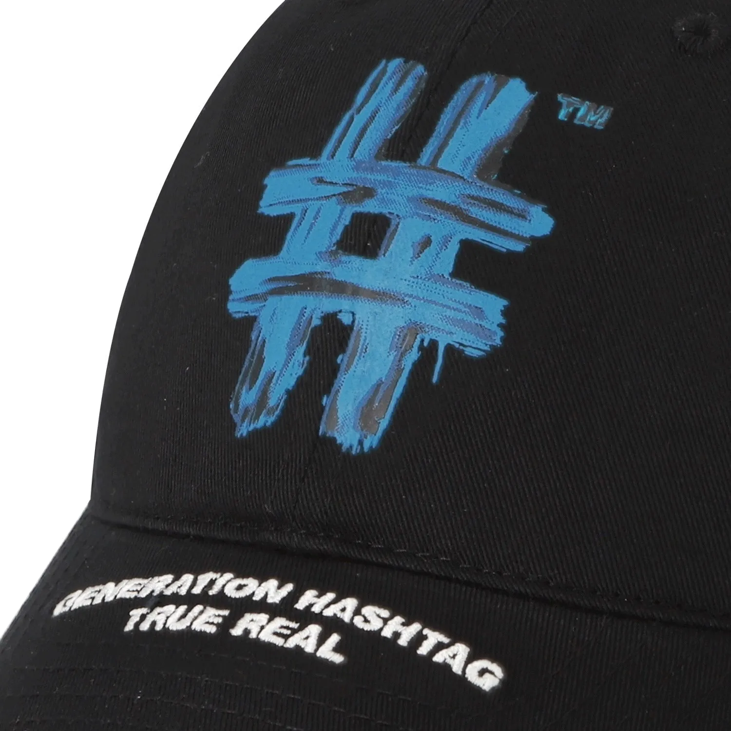 Black Baseball Cap with Been Trill Painting Logo