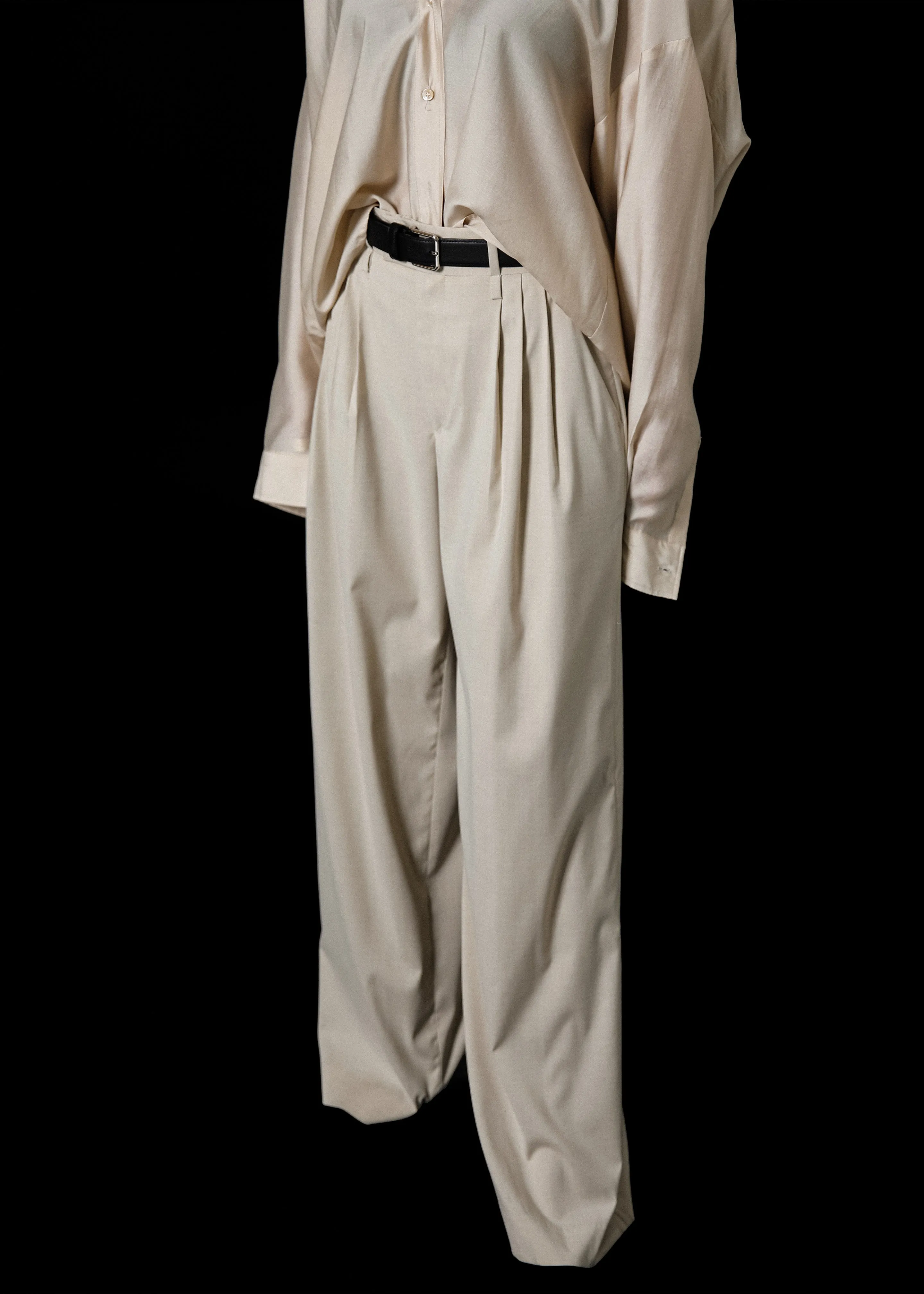 Beige Linna Trousers