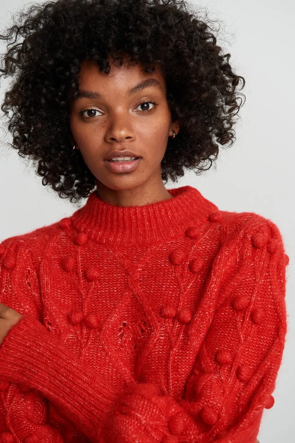 Bella hand-knit jumper.