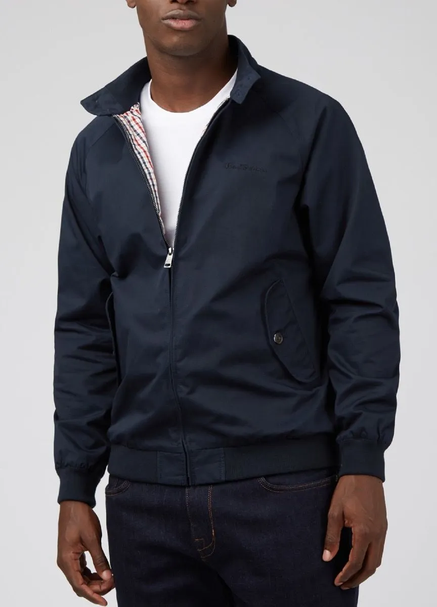 Ben Sherman Dark Navy Signature Casual Harrington Jacket