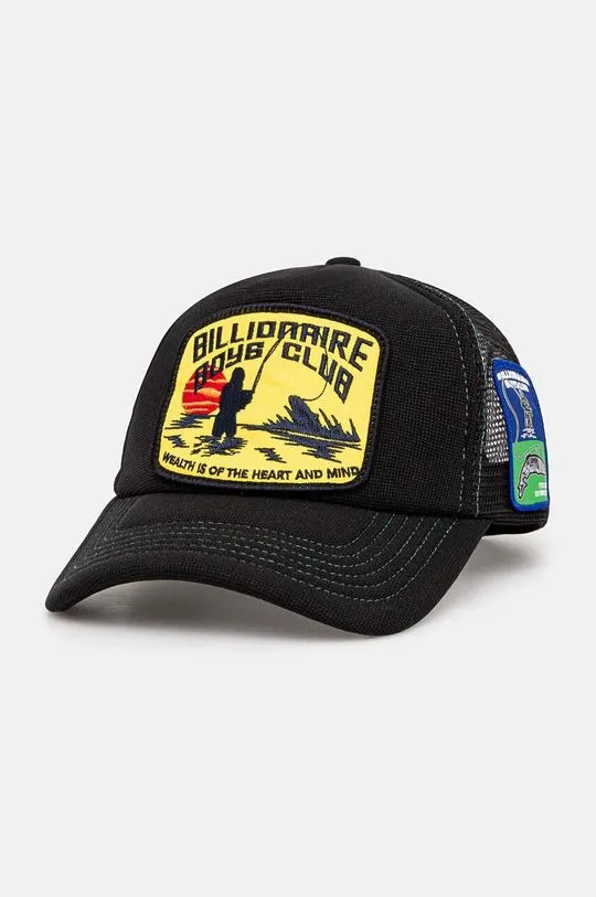 Black Billionaire Boys Club Catch And Reel Trucker Baseball Cap