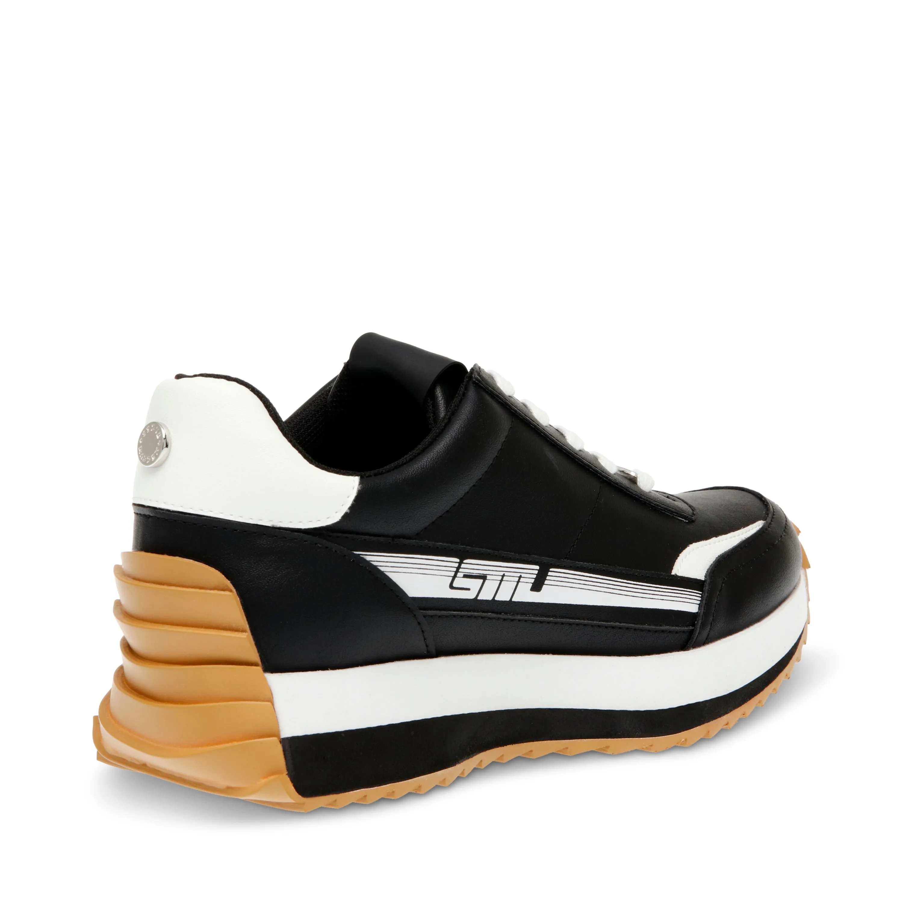 Black and White Fast Break Sneaker