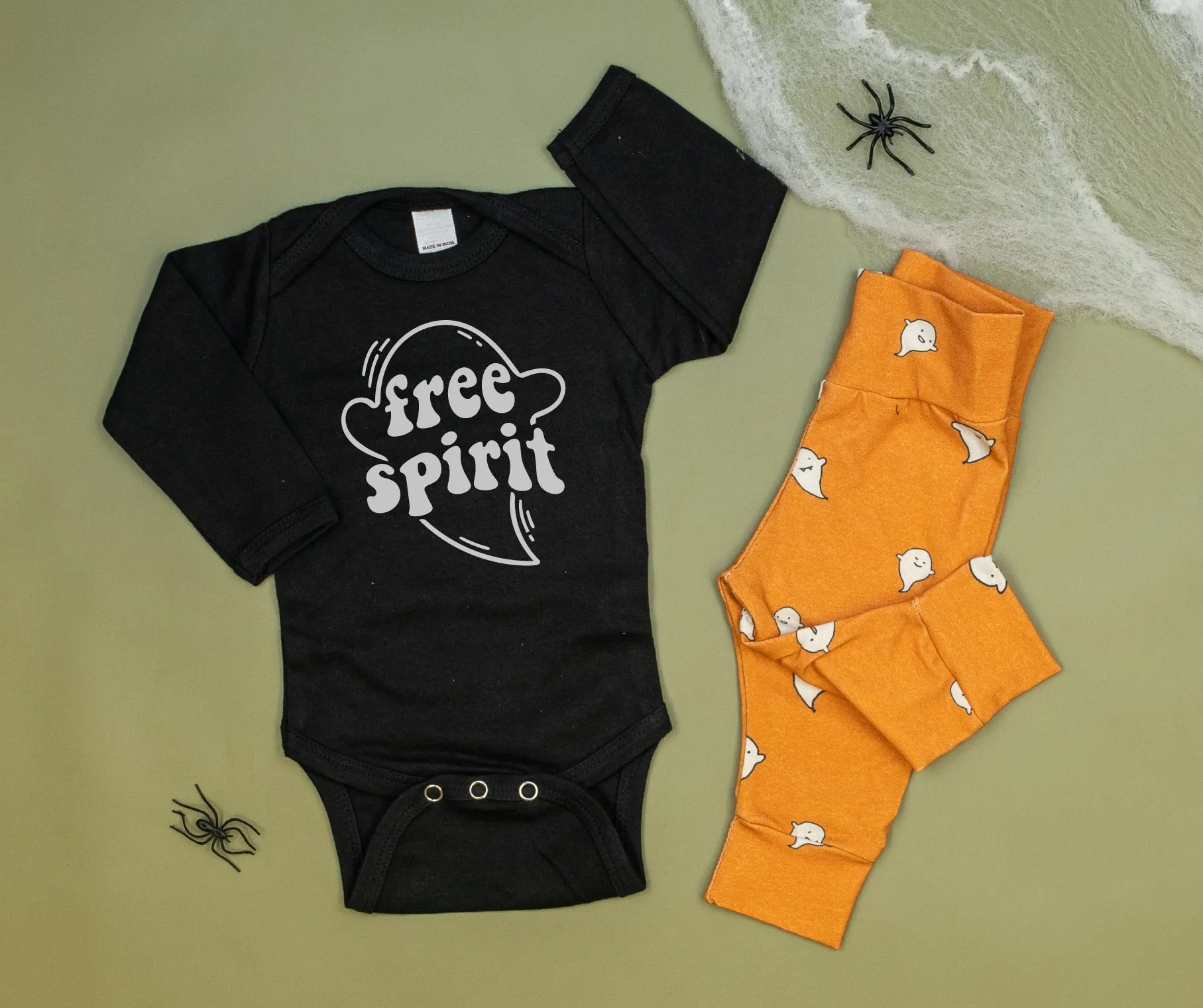 Black Free Spirit Onesie