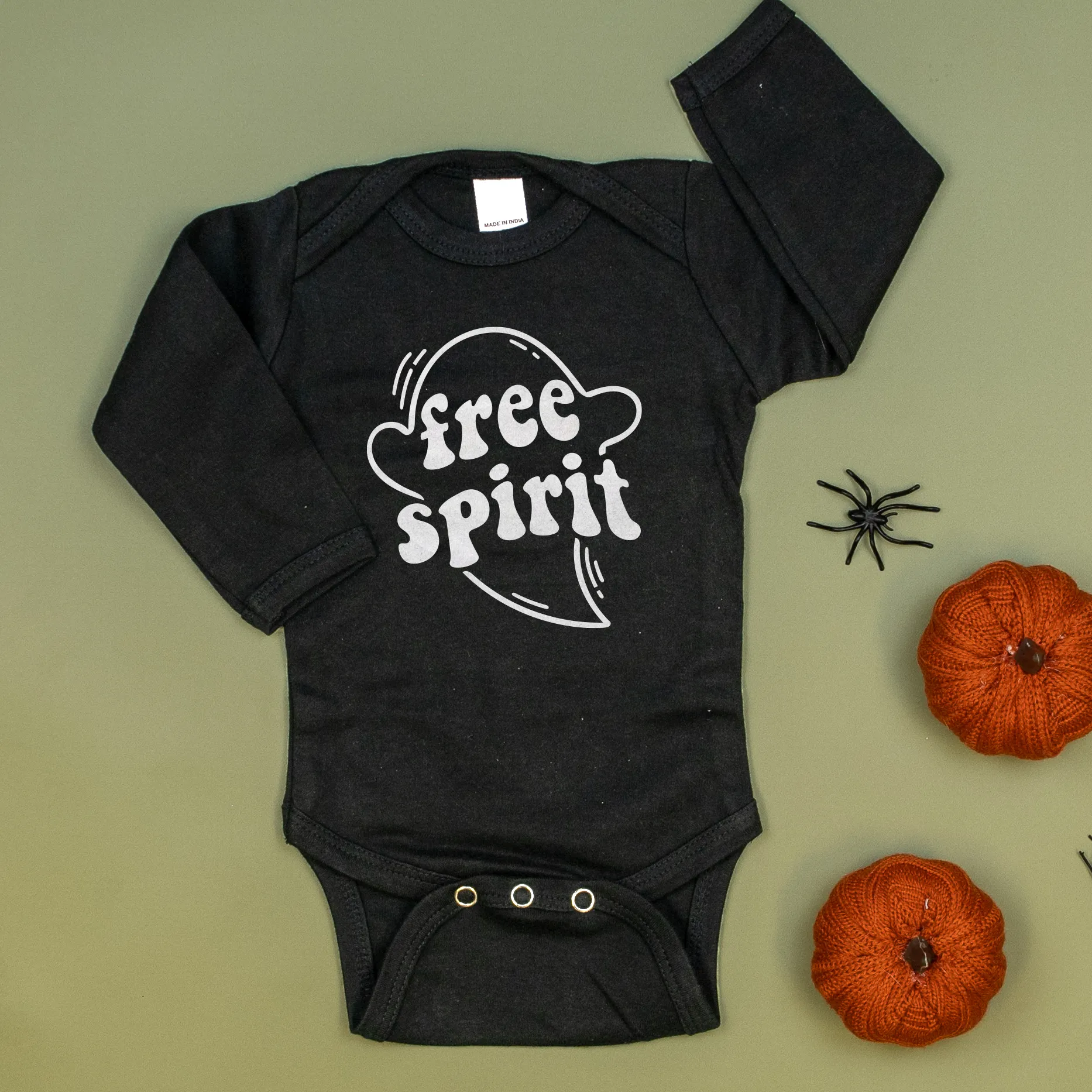 Black Free Spirit Onesie