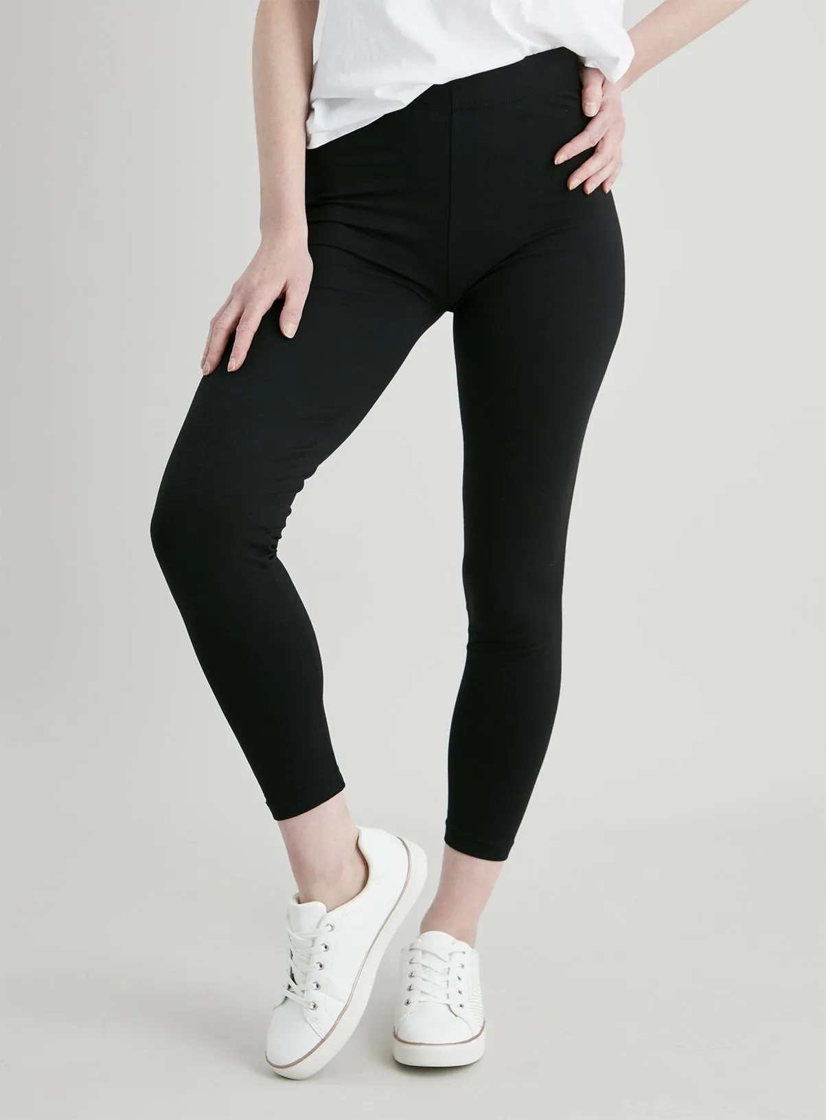 Black Luxurious Soft Touch Leggings 10S | Tu - Buy Now