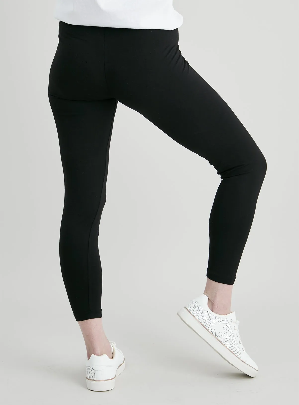 Black Luxurious Soft Touch Leggings 10S | Tu - Buy Now