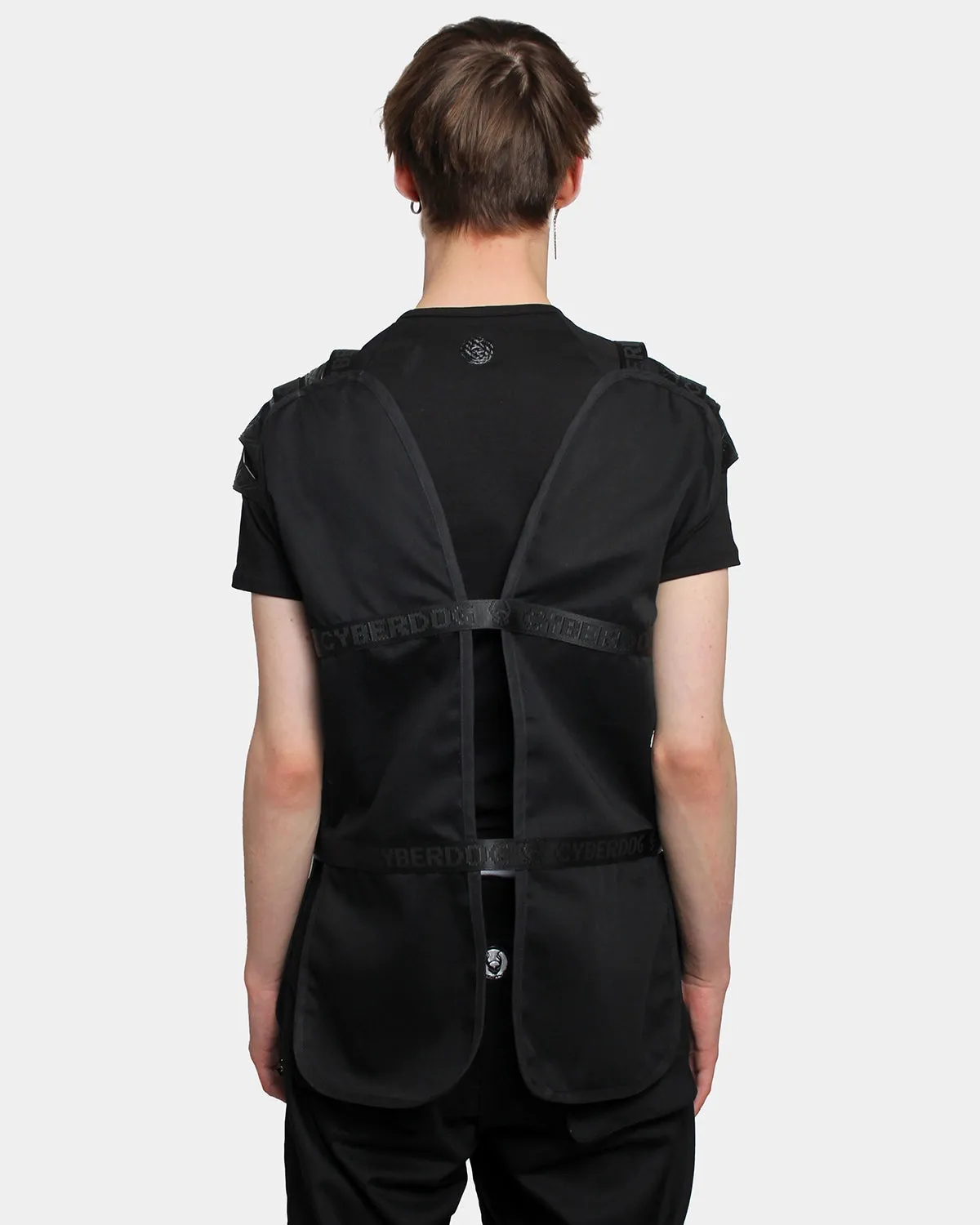 Black Multi Pocket Gilet Vest