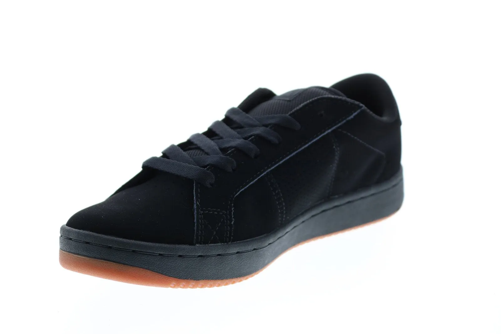 Black Nubuck Skate Sneakers Shoes for Men - DC Striker ADYS100624-KKG