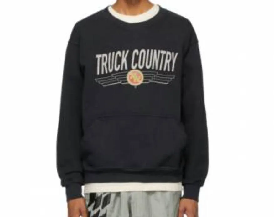 Black Rhude Sweater Truck Country