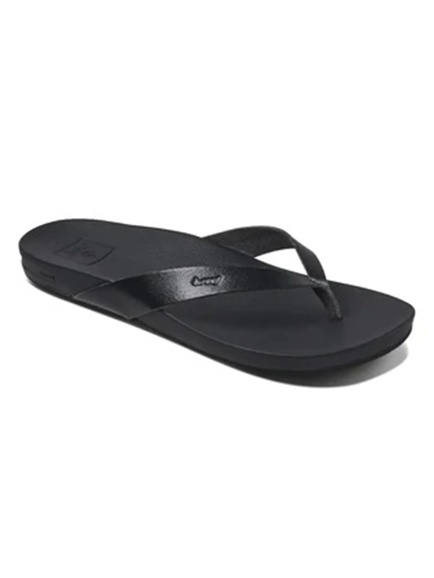 Black Sandals with Cushion Court Technology