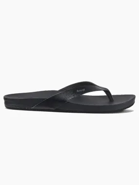 Black Sandals with Cushion Court Technology