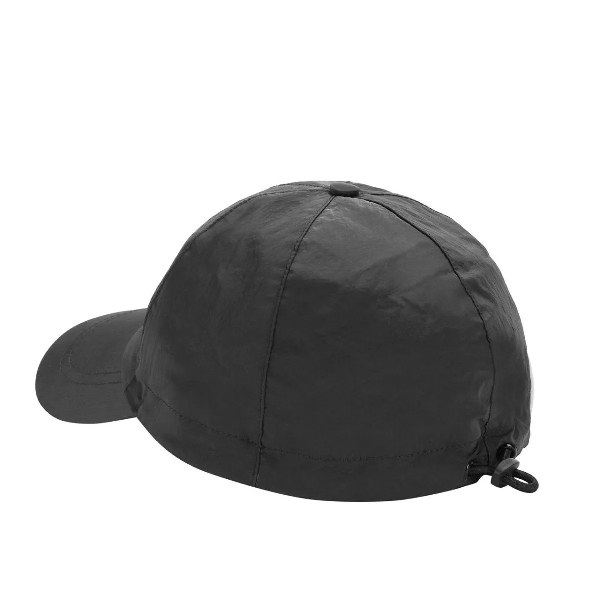 Black Stone Island Nylon Metal Cap