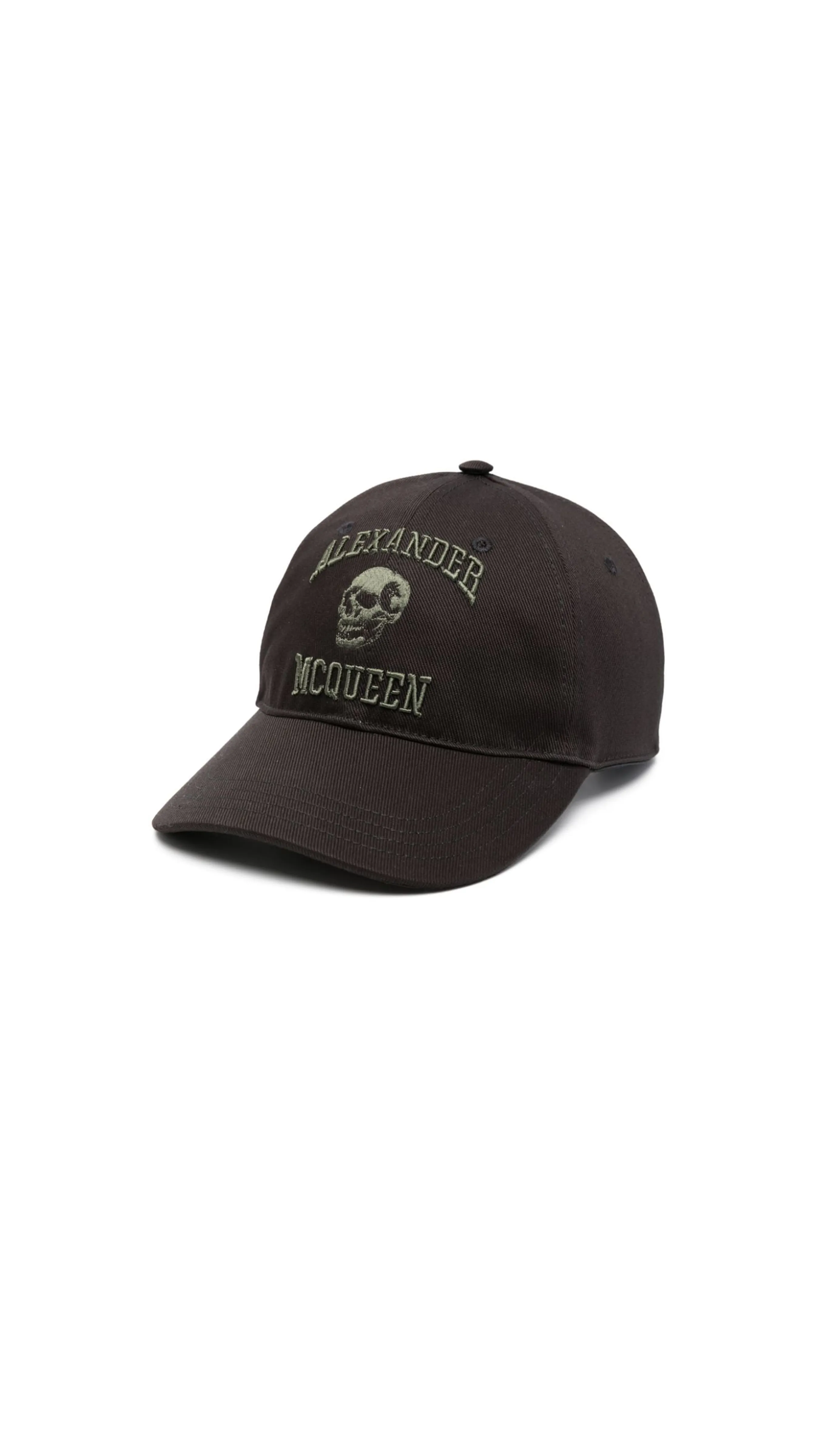 Black Varsity Skull Cap