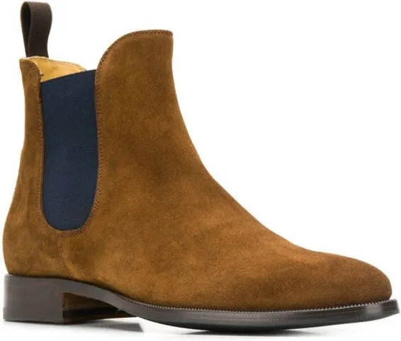 Blue suede Barrett boots