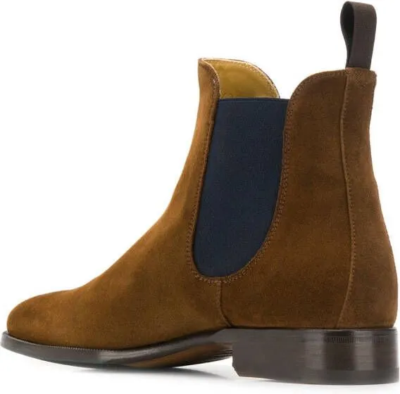 Blue suede Barrett boots