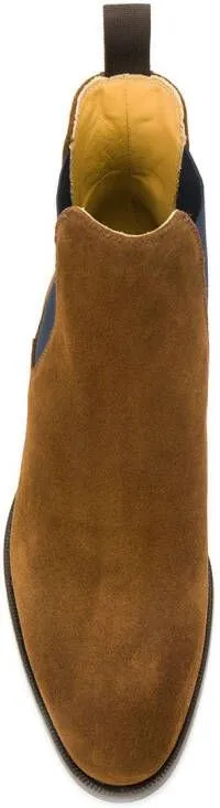 Blue suede Barrett boots