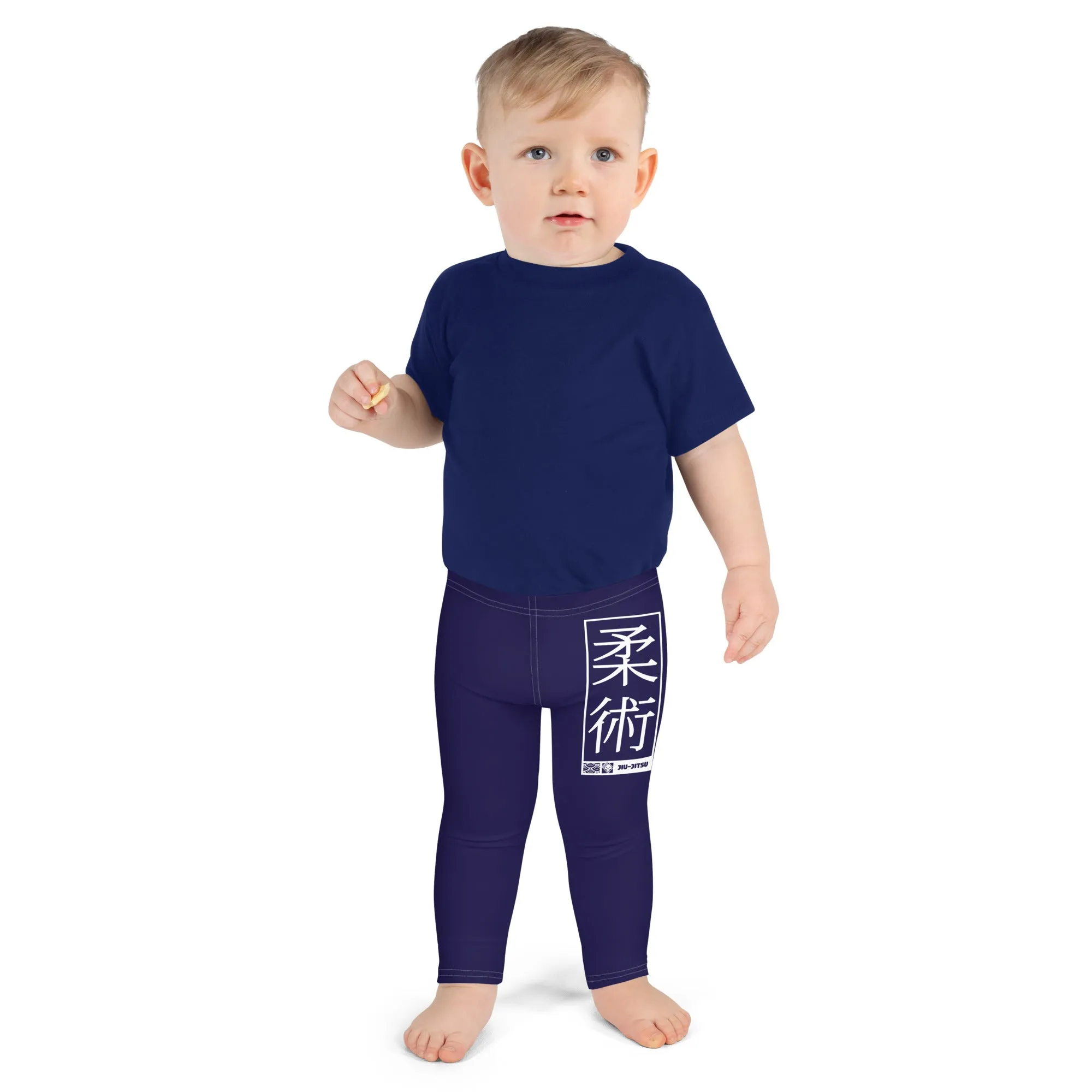 Boys Jiu-Jitsu Leggings - Midnight Blue